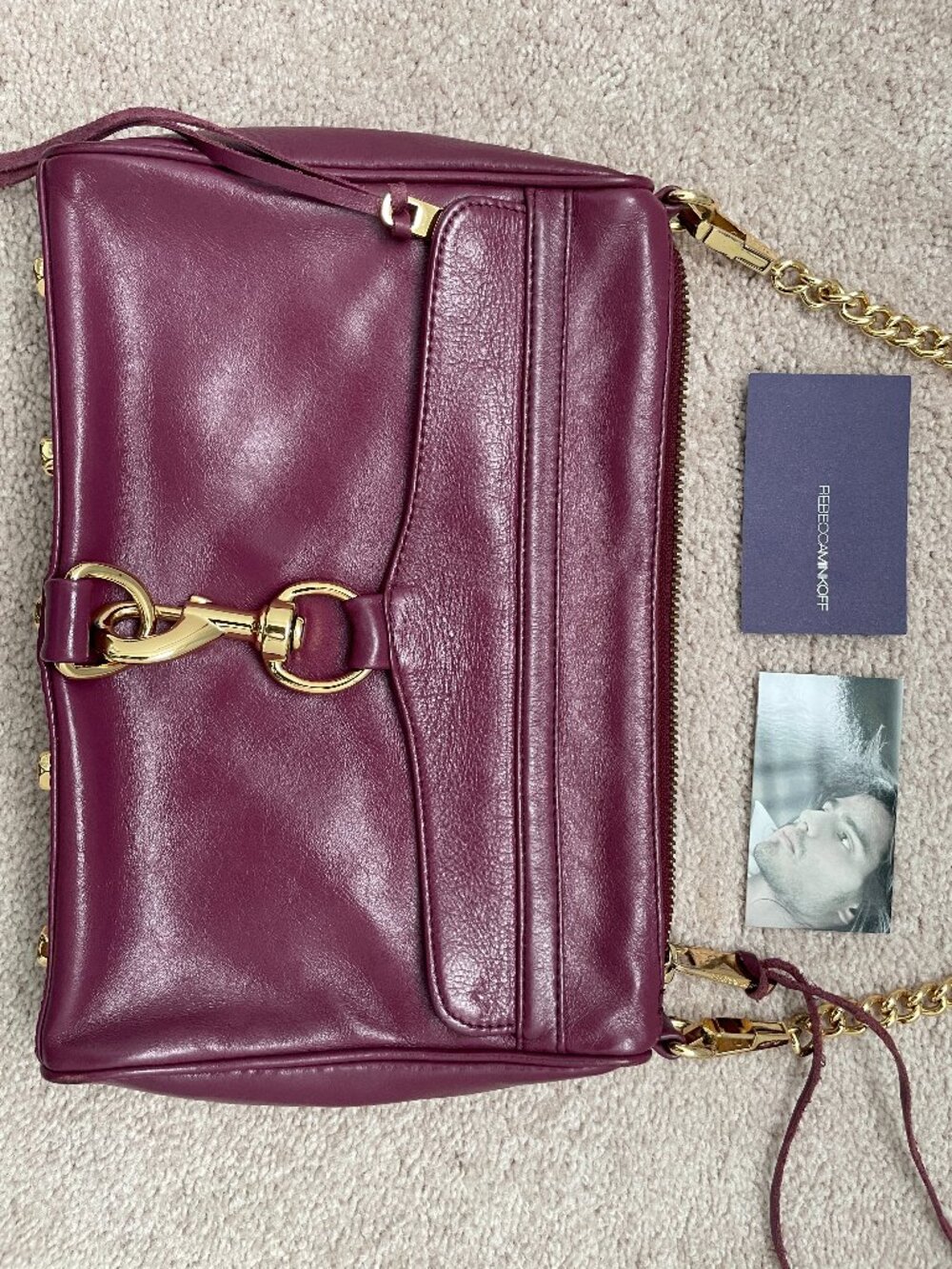 Rebecca Minkoff Full Size Berry Leather M.A.C. Crossbody Bag